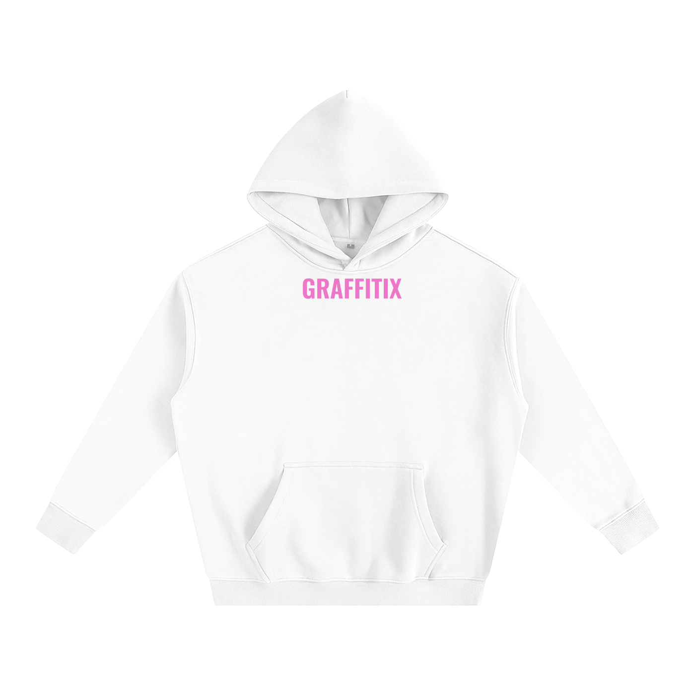 GRAFFITIX Pink Globe Hoodie-Heavywieght