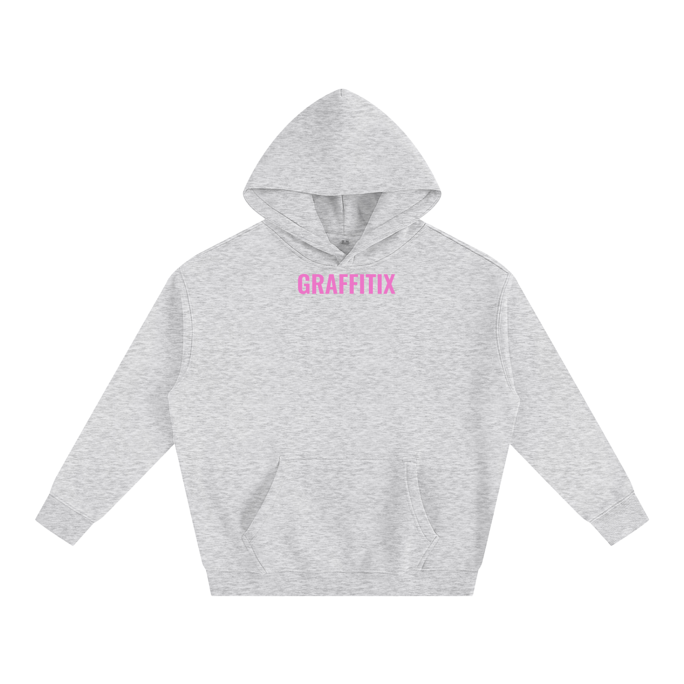 GRAFFITIX Pink Globe Hoodie-Heavywieght